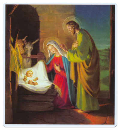 Mary, Joseph and the Baby Jesus