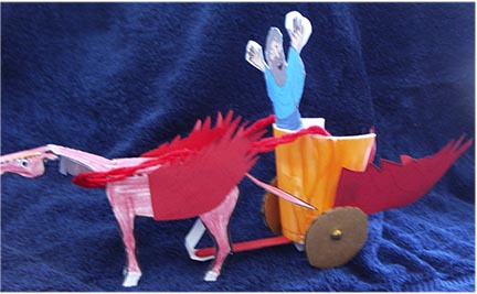 Elijah's chariot craft project